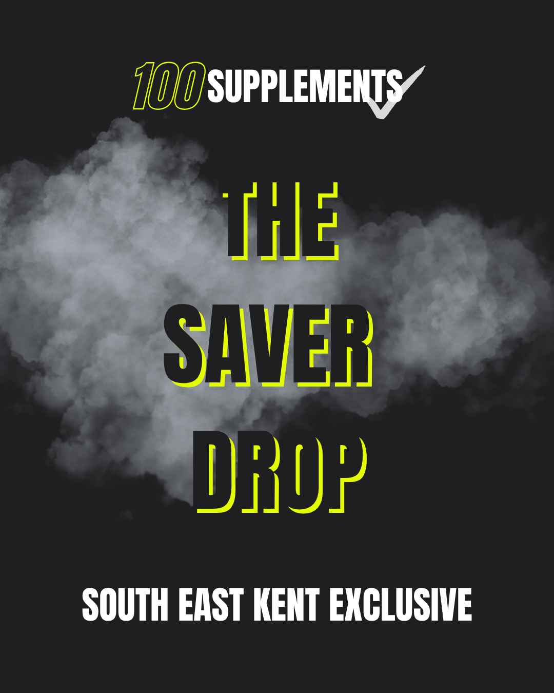 The Saver Drop £1 per month – discounted supplements and local delivery in South East Kent from 100 Supplements Store